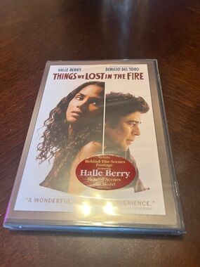 Things We Lost in the Fire DVD Featuring Halle Berry - White/Brown/Beige Cover